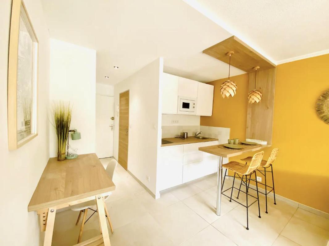 Studio Terrasse & Parking Gratuit En Residence Nimes Exterior photo